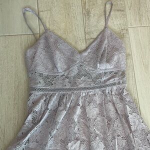 EVERNEW Melbourne midi dress - lavender lace